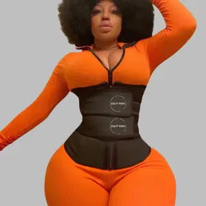 Sculpt Touch Hourglass Girdle Double Layer Shapewear Abdominal Belt for Women | Compression Activewear for Curvy Body, Sports & Fitness, Breathable Latex, Everyday Wear