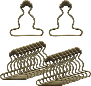 20Pcs Overall Buckles Clips Replacement, 1.5 Inch Dungaree Suspender Clips Metal Suspender Buckles for Rompers Pants Bib Sewing Accessories Mabor