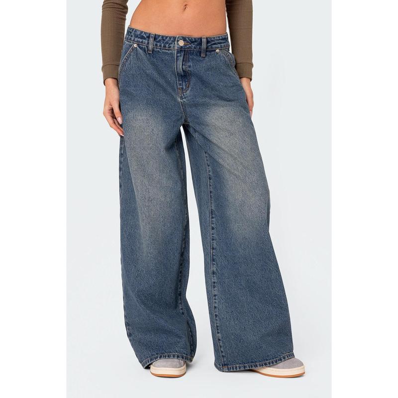 Jakarey Low Rise Baggy Jeans