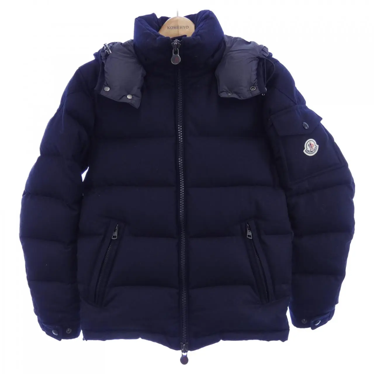 Pre-owned MONCLER Nylon Small Leather Goods MONTGENEVRE Down Jacket
