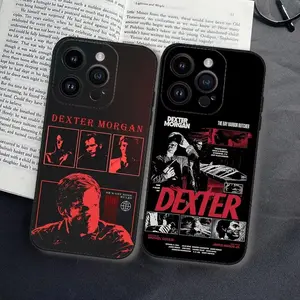 D-Dexter M-Morgan Phone Case Shockproof Silicone Protective Cover For iPhone 11-17 Pro Max/Plus & Samsung Galaxy S23-S25