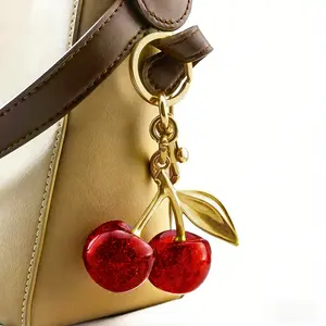 Cherry Bag Charm Keychain For Women Anniversary Wedding Gift For Car Keys Handbags Cute Keychain L30