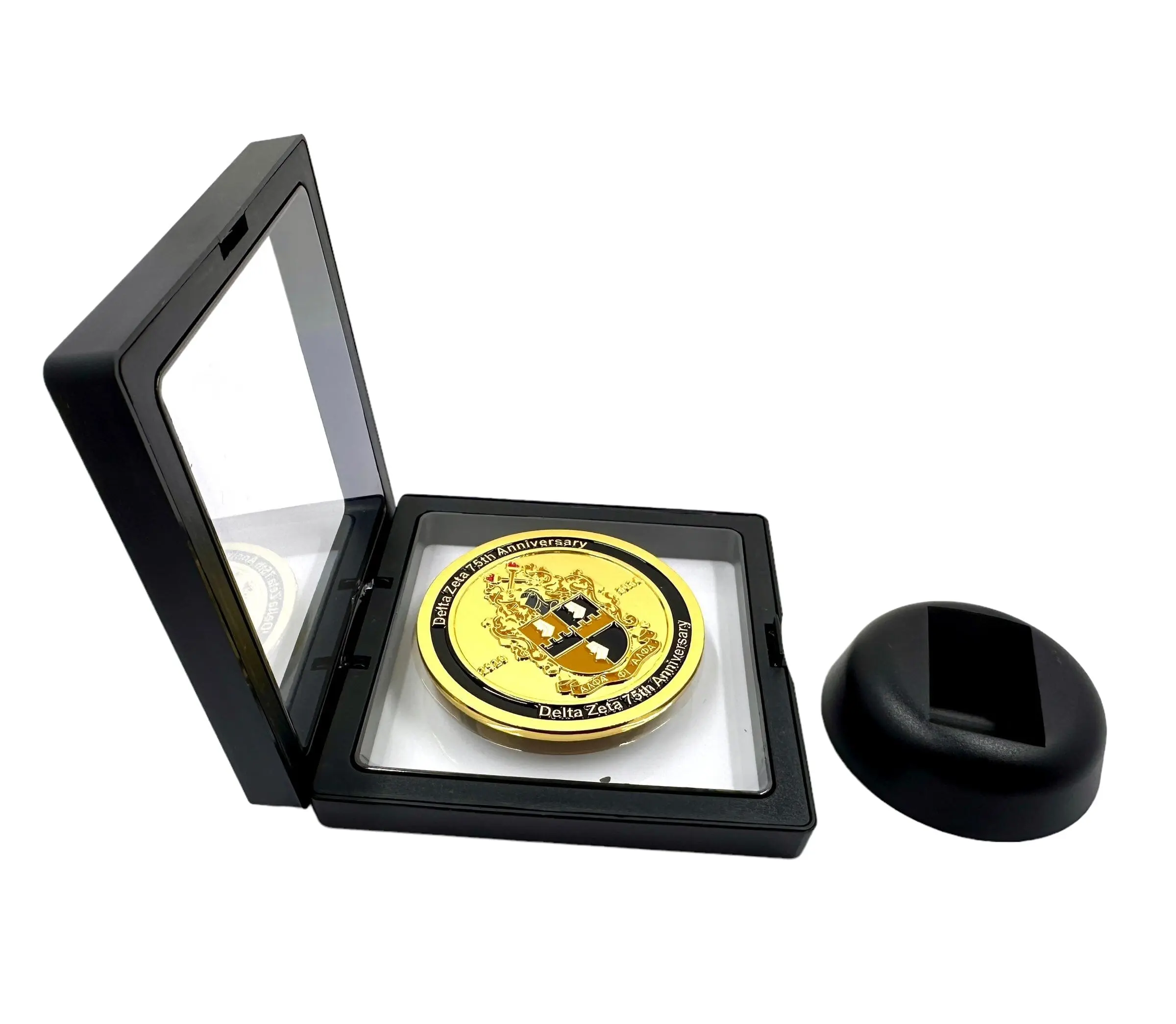 Floating Challenge Coin Display Case