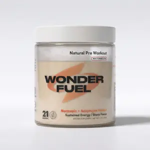 Natural Pre-Workout - Nootropic & Adaptogen Packed - Sustained Energy - Sharp Focus - 21 Servings