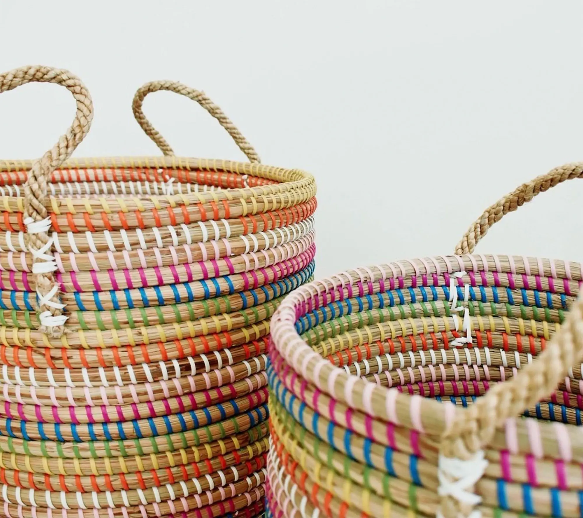 Ode to Color by Lori Weitzner S/2 Baskets Small & Medium Ode to Color by Lori Weitzner S/2 Baskets Small & Medium