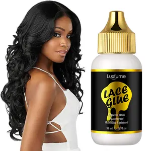 Luxfume Lace Wig Glue – Extra Hold, Waterproof Invisible Adhesive for Lace Front Wigs, Sweat-Proof & Latex-Free