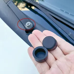 2 piece rubber caps for windshield wiper arm fixing screws for Ford Fiesta, Mustang, Explorer, MKC, and Focus