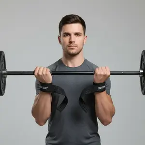 Sports Wristband, Sports Grip Band, Gym Lifting Straps, Fitness Training Straps for Enhanced Body Building and Strength Training, Improve Grip and Maximize Gains