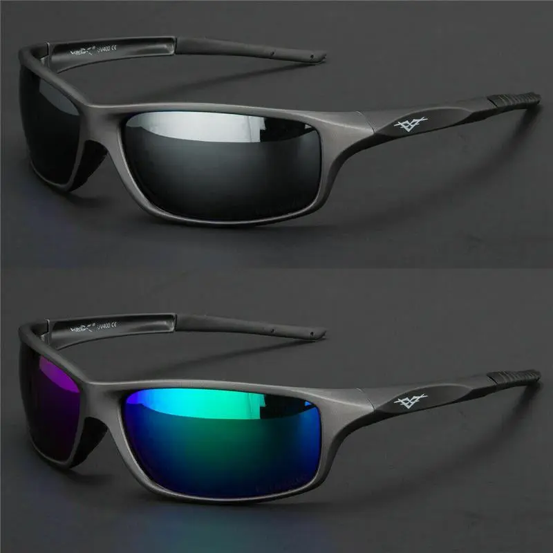 NEW Polarized Men Sport Sunglasses Driving Pilot Fishing Eyewear Wrap Glasses US