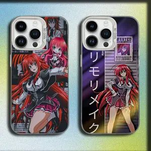R-Rias Gremory High School DxD Phone Case For iPhone17, 16,15,14,13,12,11,Mini,Pro,SE,MAX White Matte Shockproof Cover
