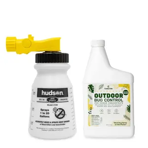 Cedarcide Outdoor Bug Control Concentrate | Kills & Repels Mosquitoes, Ticks, Fleas, Mites & More with Natural Essential Oils | Family & Pet-Safe | PCO Choice | Lemongrass Quart with Sprayer Included