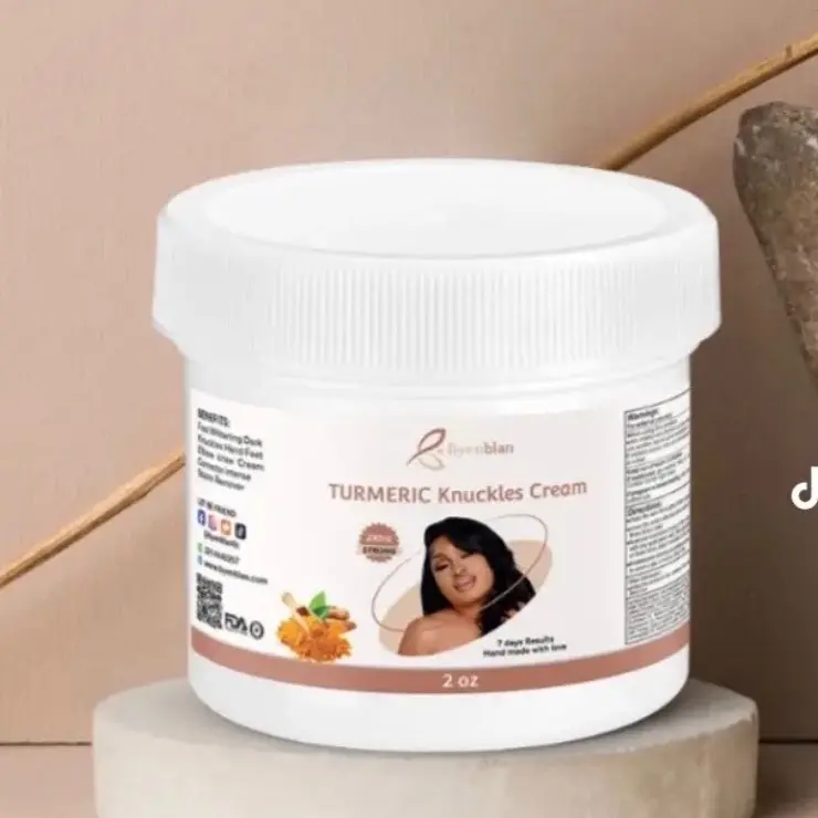 Byenblan Turmeric Face Cream, 2oz Skin Repair Moisturizer for Daily Facial Care