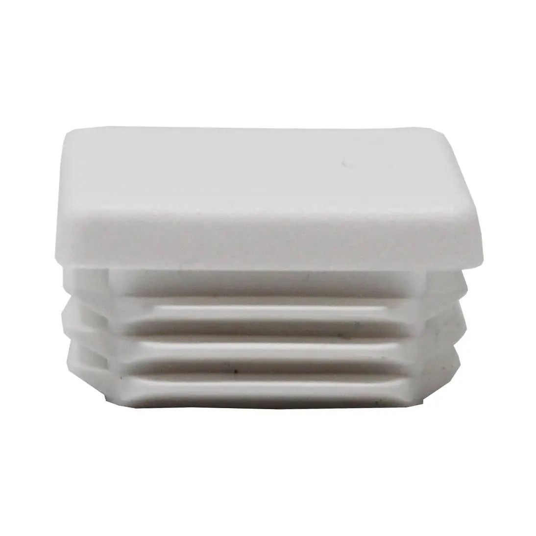 Tubing Caps 1" Square White Plastic Tubing Caps, Finishing Plug, Pipe Tubing End Cap, Universal