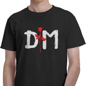 Depeche Rock Mode Music Band Logo Men's T Shirt
