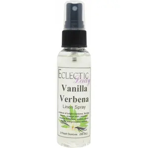 Vanilla Verbena Linen and Sheet Spray - No Artificial Colors, Parabens, or Preservatives - Long-Lasting Scent for Bed, Fabric & Pillow
