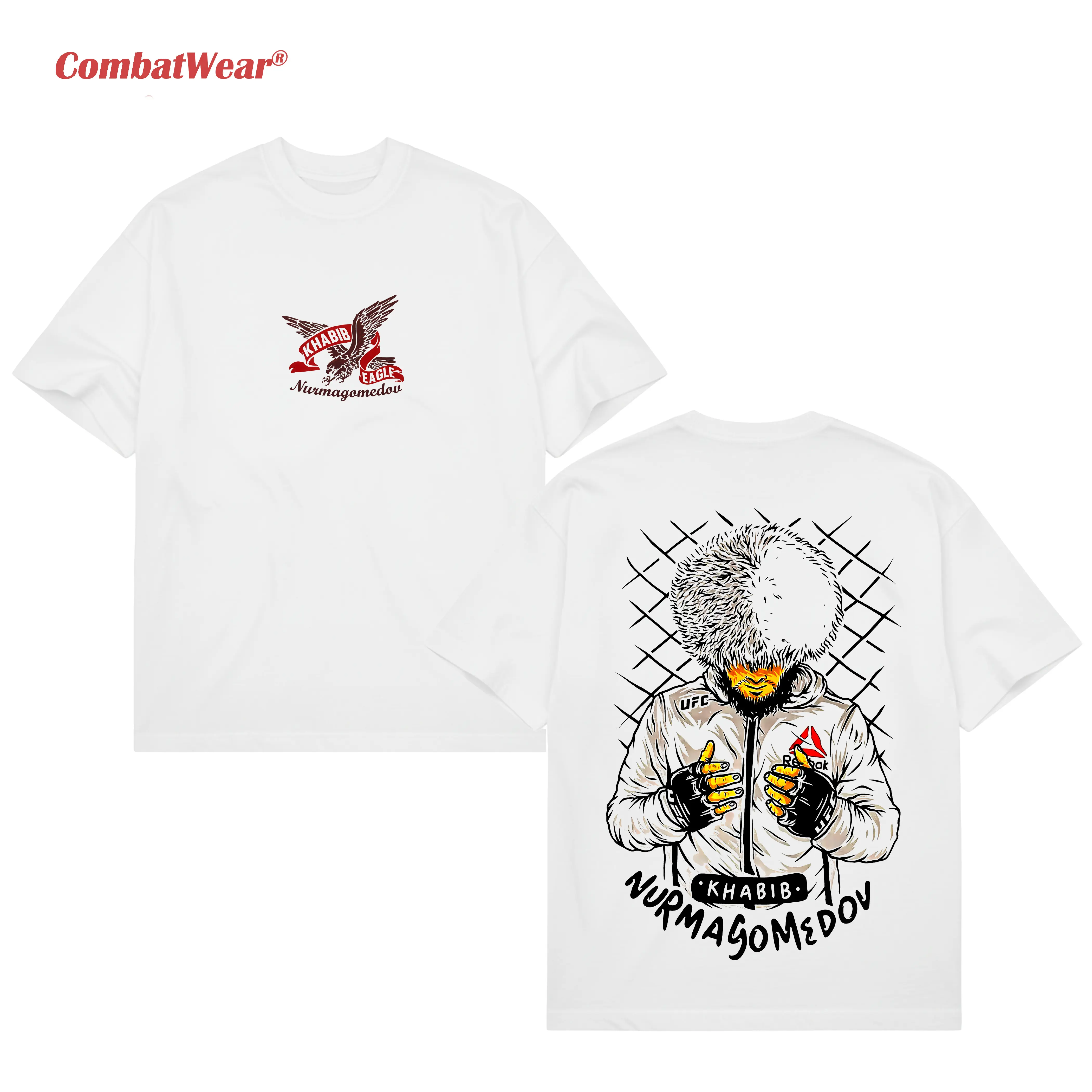 THE EAGLE - KHABIB NURMAGOMEDOV TEE, Dagestan The Eagle UFC, MMA Graphic Tee, UFC MMA Shirt, Gym Wear, Gift for Fighters, Sports Apparel