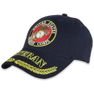 United States Marine Corps (USMC) Veteran Cap | Officially Licensed