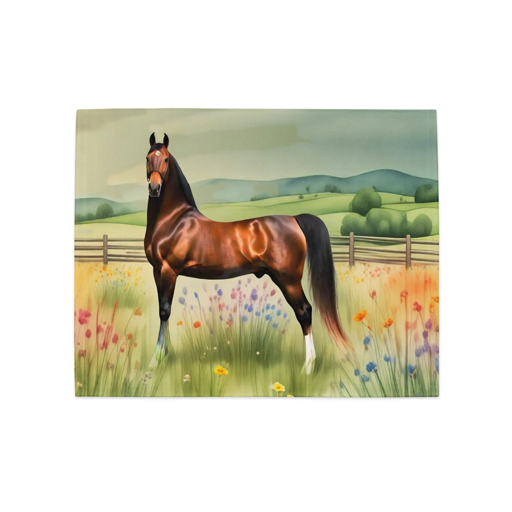 Equestrian Home Decor – Custom Horse Placemats (Set of 4) Placemat Set