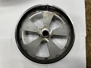 Custom Steel Wheels for Your Smoker or Grill. 10" and 15" Sizes Available.