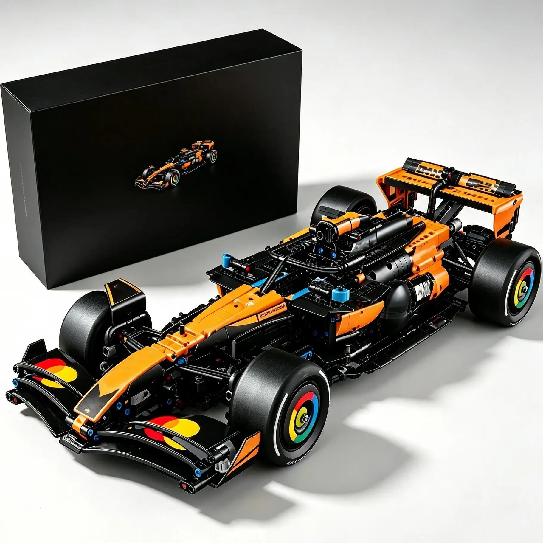 1:8 Scale, 24 Inches Long, 1676 Pieces, Race Car Model Building Kit, Motor Sport Set Birthday Gift Idea for Adults, Men, Women, Him, Her, Husband, Collectible Home Decor
