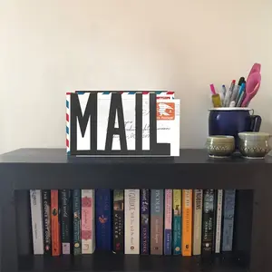 Space-Saving MAIL Letter Holder, Durable Metal Wire Sorter, Desk & Wall Dual-Use Mail Organizer