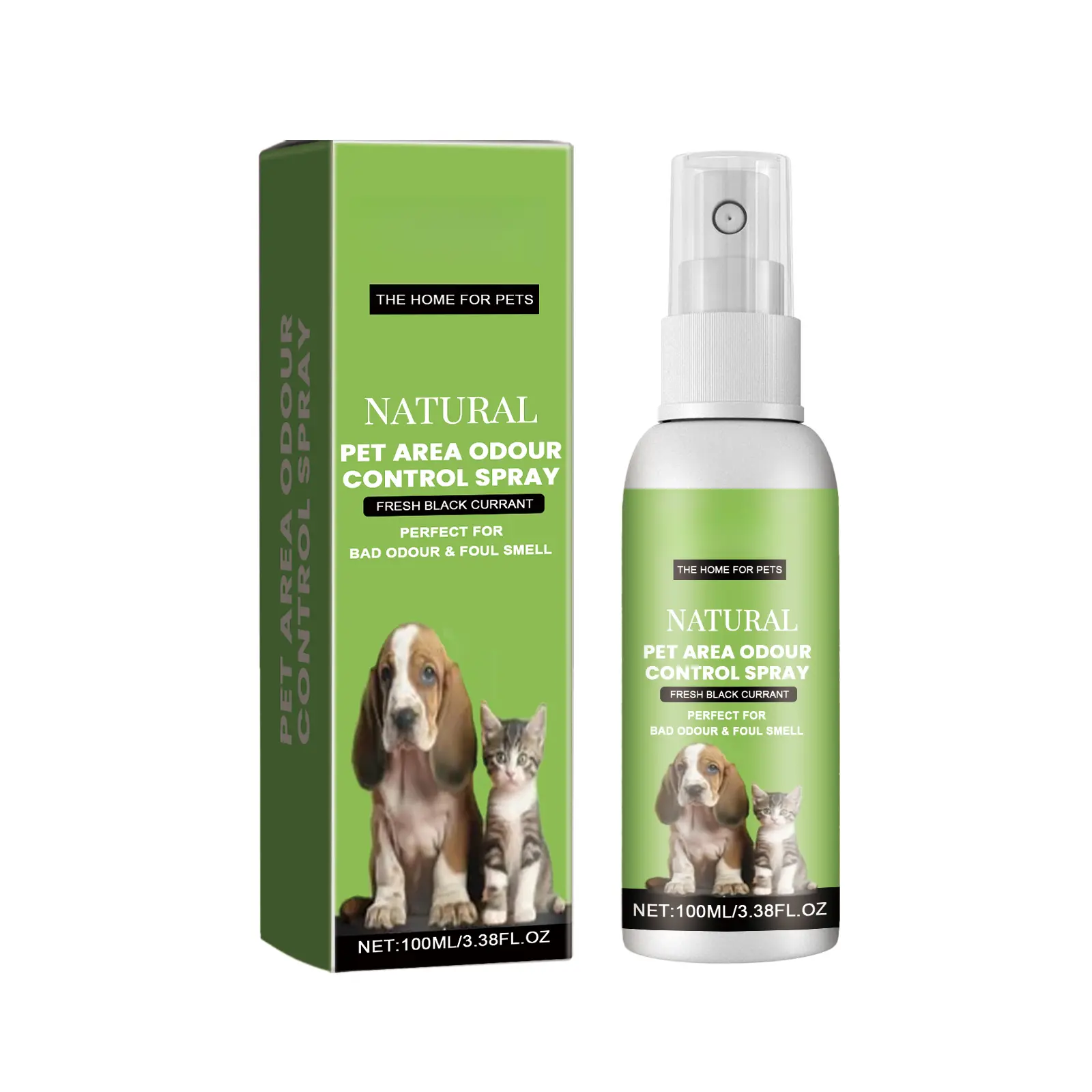 Pet Odor Spray for Home, Fresh Scent Spray for Dog Beds, Couch & Carpets, Helps Neutralize Pet Odors and Keep Living Spaces Fresh, 100ml
