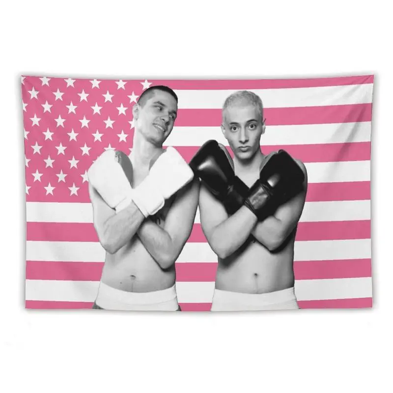 Hamzah and Martin Li Peach Durable Polyester Wall Hanging Tapestry, Teenage Bedroom Accessory, 40x30in (102x76cm) for College Dorm, Home Decor Gift