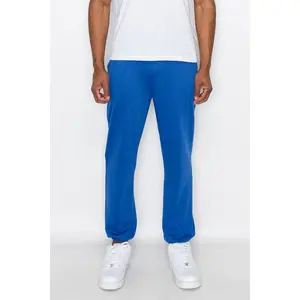 VICTORIOUS Essential Fleece Sweatpants - Loose Fit in Blue with Comfortable Fit Menswear
