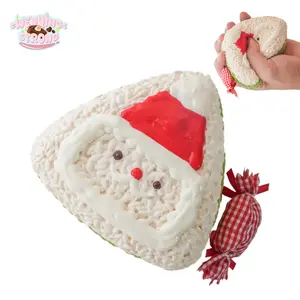 wenqingsquishy - Santa Claus Rice Balls [Handmade TabaSquishy] [full silicone rebom squishy] [Fidget Toy] [Squishy Toy] [230g]