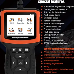 M301 OBD2 Scanner,Only supports Volkswagen, Audi, and Skoda, Universal Car OBD II EOBD Car Diagnostic Scanner Car fault detector Diagnostic Scanner OBD2 EOBD Scanner