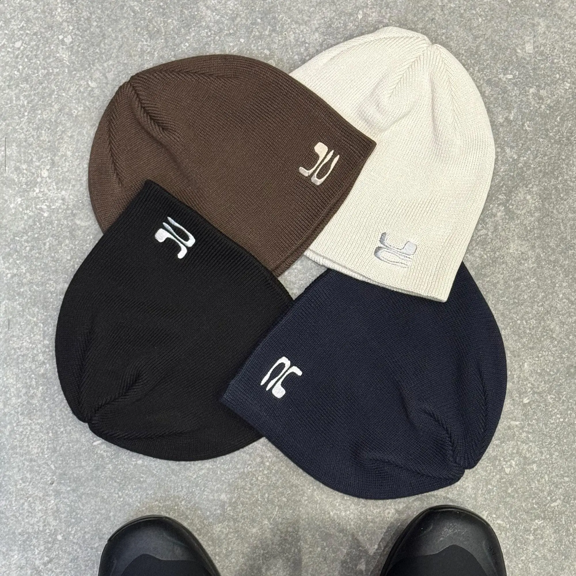 UNDERCONTROL No Cuff Knit Beanie – Four Seasons Cotton Blend Slim Fit Fisherman Style Skull Cap, Minimal Unisex Daily Hat for Men & Women