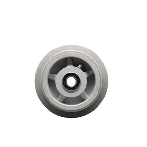 6” x 2” Replacement Wheel Only for Haul Master Dolly Hand Truck Wheel 9913304 - Thermoplastic Rubber Flat Tread Wheel with 5/8” Ball Bearings - 500 lbs. Capacity per Wheel - Service Caster Brand