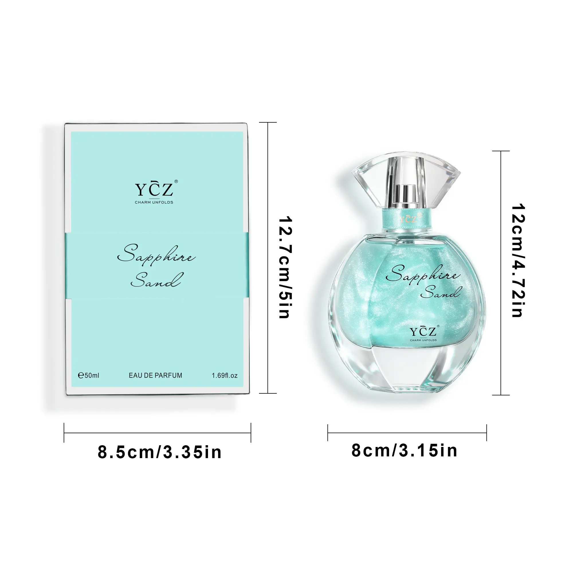 YCZ] Sapphire Sand Eau de Parfum (1.7 fl oz) - Floral Scent