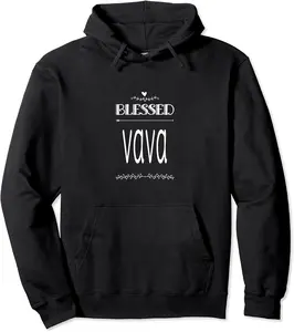 Blessed Vava Portugal Portuguese Grandma Pullover Hoodie - Salvadorata Shop 92B0BK7K5PDX