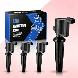 Ignition Coil Set of 4 DOHC Replaces FD505 DG501 DG504 DG541 DG507 Compatible with Ford Escape Focus Fusion Ranger Transit Connect Mazda Tribute Mercury Mariner MKZ 2.0L 2.3L 2.5L Black + Direct Fit + OEM Quality + Easy Installation