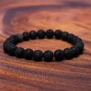 Quantum Charged Bracelet | Black Lava