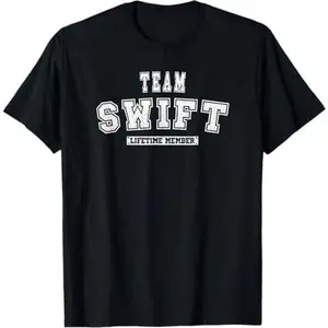 Team SWIFT Lifetime Member Family Last Name T-Shirt