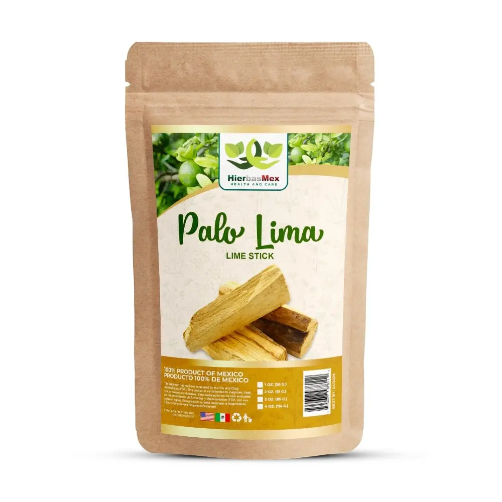 Palo Lima Lime Stick Herb Hierba Natural Te Tea 4 oz.-113g Natural Mexican Herb Hierba Wild Crafted