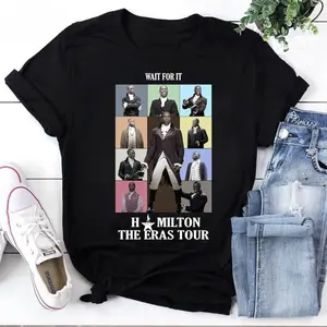 Wait For It Vintage T-Shirt, Alexander Hamilton Fans Tee, 100% cotton American military officer, Secretary of the Treasury Shirt