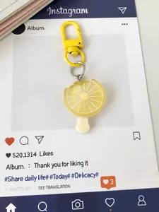 5/10Pcs Simulation Strawberry Ice Cream Popsicle Keychain Creative Fun Pendant Student Bag Pendant Girlfriend Gift Ornament