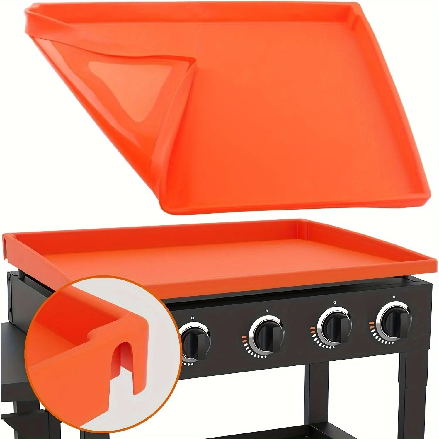 Silicone Baking Pan Liner/Cover for Blackstone 17/22/28/36 Inch, Thick Full Coverage Cookware Pad, BBQ Accessories, Restaurant & Commercial Kitchen Protection, Home Baking Supplies