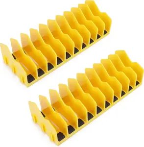 HURRICANE 2-Pack Plier Organizer Rack, 20-Slot Tool Box Organizer with Non-Slip Base, Extendable Drawer Storage for Pliers, Cutters & Hand Tools, Fits 3" High Drawers, Toolboxes and Workbenches