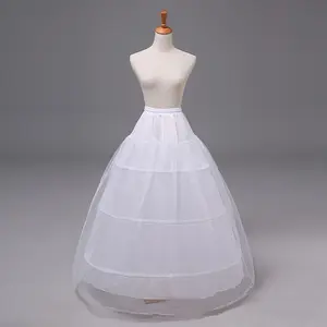 Wedding Dress Bride Underskirt Long Plus Size Ankle Length Petticoats for Wedding Dress Skirt Lining