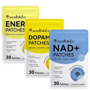 3 bags of patch combination set, 30pcs NAD+ patches + 30pcs energy patches + 30pcs dopamine patches, a total of 120 patches