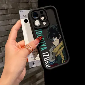 The Popular Anime Character Deku Is Suitable for iPhone 17 16 15 14 13 12 11 Pro Max Plus with a Soft TPU Back Cover That Is Drop-Resistant.