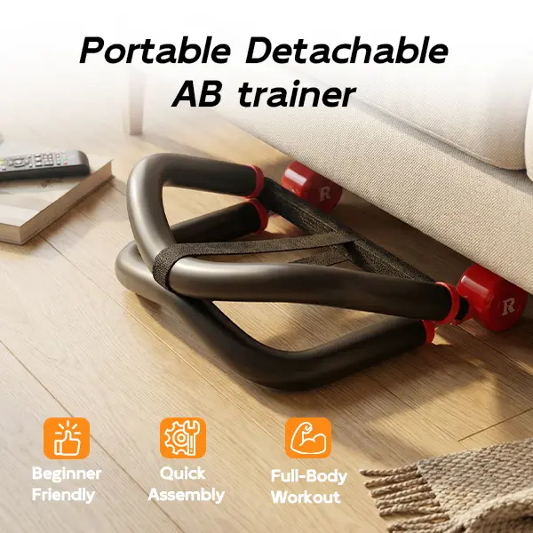 Machine, Portable Ab Crunch Trainer, Abdominal Core Exercise Equipment for Home Gym, Easy to Use &
