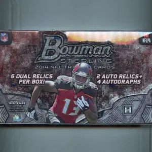 Break #218 23 Autos/ Mems (2) 2014 Bowman Hobbies + 2014 Bowman Sterling
