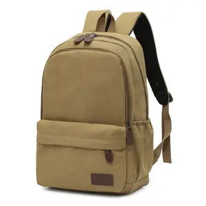 Canvas Backpack for Men Women Lightweight Laptop Rucksack with Multiple Pockets Large Capacity Travel Backpack Ideal for Daily Use