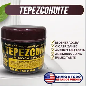 Tepezecohuite Facial and Body Cream with Collagen and Vitamin E