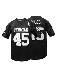 Boobie Miles Stylish Jersey, 45 Permian Friday Night Lights Football Jersey White Black S-XXXL
